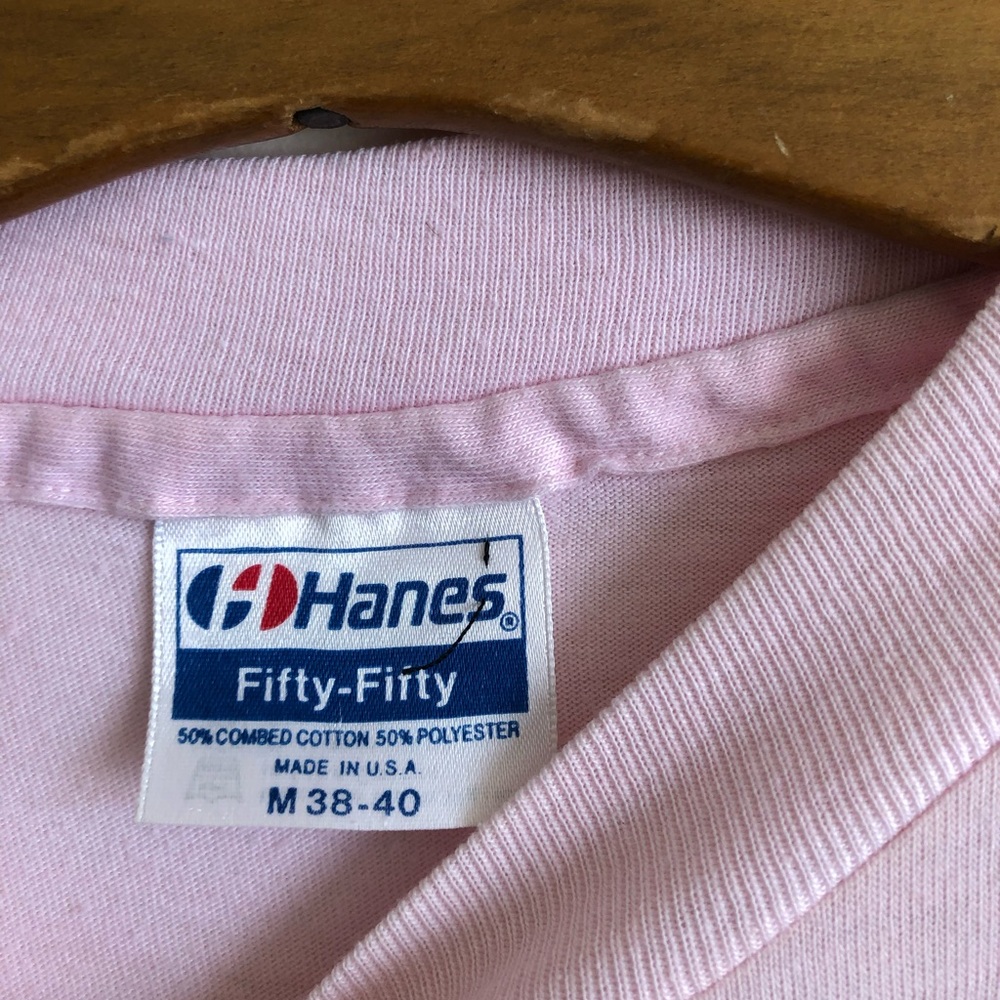 1987 Vintage Pink Reno Casino Souvenir T-Shirt - Picture 6 of 7